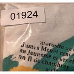 Reebok Women's Crop Top L Graphic T Shirt Geometric Running VTG French Colorful Photo 12