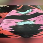 MEXX women’s black satin colorful tunic dress in size large Photo 8