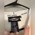 Harley Davidson Off White Sweatshirt Women’s Rhinestone Size M Photo 3