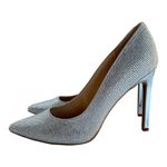 Nine West "Tatiah" Silver Embellished Glam Pointed Toe Pumps, Women's Size 8 NEW Photo 5