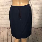 Morgan Taylor Petites Navy Blue Skirt Suit Y2K 8P Photo 6