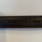 Calvin Klein Vintage  Lizard Embossed Women’s Small Medium Brown Leather Belt Photo 4