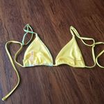 Romwe  Yellow Floral Chic Feminine Festival Dainty Summer Bikini Set Size Medium Photo 2