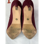 XOXO Womans Taylor Ankle Boots 6 M Maroon Side Zip Stiletto Heel Pointed Toe Photo 7