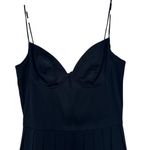 Lisa Ffo Black Chiffon Midi Dress Photo 2