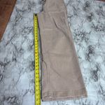 SONOMA Button fly high rise wide leg cargo khaki color pants denim size 4 tan Photo 6