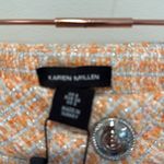 Karen Millen Peach Tweed Button Mini Skirt Photo 8