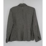 Ralph Lauren Lauren  Houndstooth Wool Blend Blazer Jacket Women's Classic Photo 1