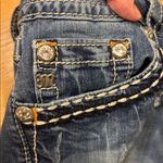 Miss Me  Shorts Rhinestone Embroidered Distressed Size 30 Photo 3