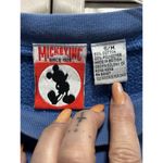 Mickey Inc Blue/Gold "Walt Disney World" Long Sleeve Crew Size S/M‎ Embroidered Blue Photo 3