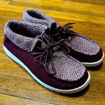 Hey Dude  “Britt” Burgundy Mix Booties, Sz 9 Photo 1