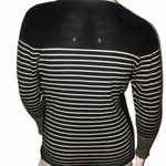 Roz & Ali  Striped Ruched Sweater Photo 2