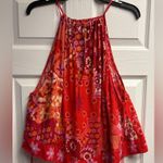 Free People “I Dare You” 100% Viscose Floral Tank Top Size Large Photo 5