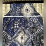 Free People Beaux Bandana Print High Neck Slip Dress small boho festival Photo 6