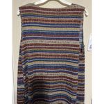 Dalin Womens One size Open Cardigan Sweater Duster Vest Striped Photo 4