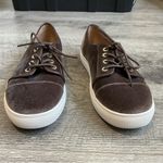 Elaine Turner  Velvet Tennis Shoes Size 9.5 Photo 1