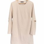 Tibi Cream Dress Open Back and Elbows Long Sleeve Photo 0