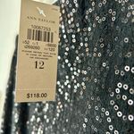 Ann Taylor Sequin Black Skirt Photo 1