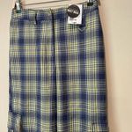 Forever 21 NWT blue and yellow plaid pants Photo 3