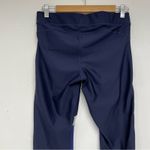 Under Armour Blue Black High Rise Leggings Yoga Pants Womens S Retro Sport Photo 7