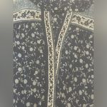 Ann Taylor LOFT Women's M Blue Floral Long Sleeve Romper Jumpsuit Photo 9