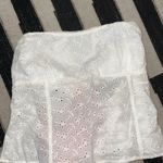 PacSun Beverly & Beck White Pointelle Strapless Top Photo 4