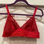Etam Lace Bralette Red Size undefined Photo 1