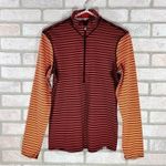 Patagonia Women’s Striped Quarter Zip Long Sleeve Pullover Size M Photo 1