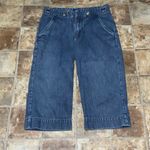 Austin Clothing 100% Cotton Jean Capris Medium Washed Mid Rise Size 4 Photo 8