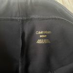 Calvin Klein Black Pintuck Ponte Crop Pant Photo 3