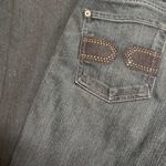 Seven7 NWOT  size 26 Seven bootcut jeans - embellished back pockets , dark wash. Photo 8