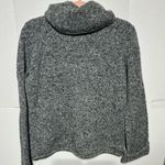 EXPRESS  (L) GRAY WOOL BLEND COWL NECK WARM COMFY SWEATER PREOWNED Photo 1