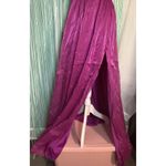 Faeriesty Fuschia One Shoulder Floor Length Gown, Prom, Wedding, Party, Size S Pink Photo 2