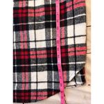 Boutique  Shacket Womens Small Red & White Button-up Fall Winter Photo 3