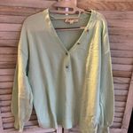 Loft Light Blue V Neck Sweater Photo 1