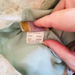 VTG California Dynasty Satin Fairy Cottagecore Etherial Lace Slip Dress Medium Green Photo 4