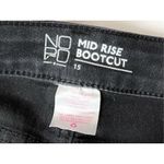 No Boundaries  Juniors Mid Rise Bootcut Dark Wash Black Stretch Jeans 15 Casual Photo 1