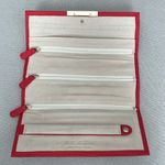 Pacific&Co R.H. Macy & . Pebble Leather Travel Jewelry Wallet, Red New w/Tag Photo 2