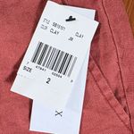 Kut From The Kloth NWT  Size 2 Linen Women's High Waist Terracotta Shorts Photo 2