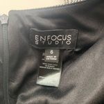 Enfocus Studio Womens Sleeveless Plaid Sheath Dress Size 6 Gray & Black Photo 3