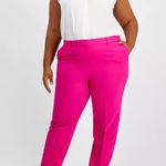 Soho Women’s Plus-Size Classic Straight-Leg Mid-Rise Hot Pink Pants 2X Photo 0