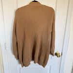 Quince  100% Organic Cotton Oversized Cardigan in Camel Photo 6