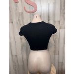 Aeropostale Black Rainbow Logo Crop Top XS Photo 5