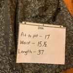 Black Label By Evan-Picone Dress 4 Black Gray Silver Black Patton Belt Photo 7