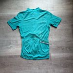 Icebreaker GT Rhythm Short Sleeves Cycling Jersey Top Sz M Merino Wool Teal Zip Blue Size M Photo 6