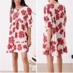 Ba&sh Robe Katia Floral Mini Dress in Red Photo 7