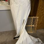 Hebeos Elegant White Lace Bridal Gown Photo 7