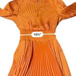 ALC Frank ALC Behati Asymmetrical Pleated Long Sleeve Mini Dress Sz 2 Kelly Clarkson Bold Photo 8