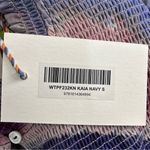 Chufy Northern Lights Kaia Navy Watercolor Top size Small Ruffle Tie Dye Stripes Blue Photo 11