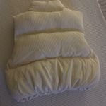 Double Zero Cream/White Puffer Vest Photo 1
